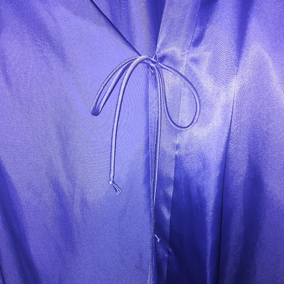Purple Satin Robe - Picture 3 of 10